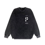 Purple Brand Distressed Long Sleeve Shirt Fashion Distressed Loose Long-sleeved Top