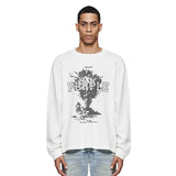 Purple Brand Long Sleeve T-Shirt Fashion Loose Long Sleeve Top