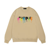 Purple Brand Sweatshirt Loose Crew Neck Sweater