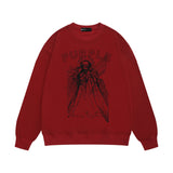 Purple Brand Sweatshirt Loose Crew Neck Sweater