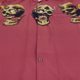 GUILTYPARTIES TIGER Shirts Skull Hawaiian Long Sleeve Shirt