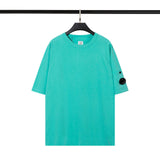 Cp Company T Shirts Men's Cotton Embroidered Casual Crew Neck