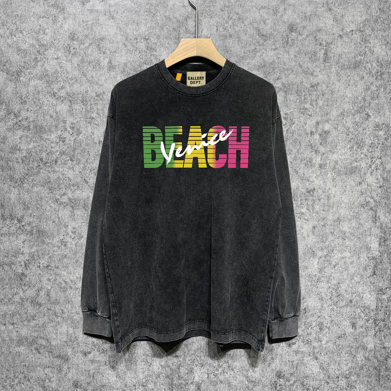 Gallery Dept Long Sleeve Shirt Vintage T Shirt Washed and Worn Vintage Long Sleeve T-shirt