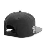 Trendy flat brimmed hat cashew pattern
