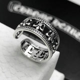 Chrome Heart Ring Cross Anchor