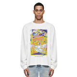 Purple Brand Long Sleeve T-Shirt Fashion Loose Long Sleeve Top