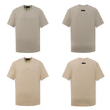 Fog Essentials tank Fog Essentials T Shirts Spring/Summer FOG Flocking Letter Crew Neck Short Sleeves