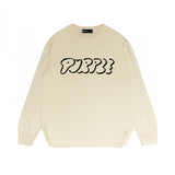 Purple Brand Long Sleeve T-Shirt Fashion Loose Long Sleeve Top