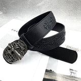 Chh Chrome Heart Belt Embroidery Belt Male