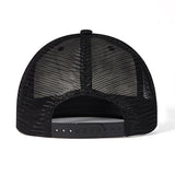 Trendy flat brimmed hat mesh wide brim sun shade