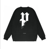 Purple Brand Long Sleeve T-Shirt Fashion Loose Long Sleeve Top