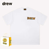 Drew T Shirts Short Sleeve Letter Cotton T-shirt Loose