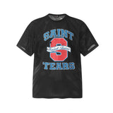 Unisex T-Shirts Saint Michael Mesh vintage Loose Sports T-Shirt