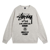 Stussy Sweatshirts Autumn/Winter Fleece Couple Sweatshirts