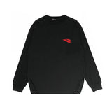 Purple Brand Long Sleeve T-Shirt Fashion Loose Long Sleeve Top