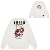 Evisu Sweatshirts Casual Loose Men