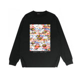 Purple Brand Long Sleeve T-Shirt Fashion Loose Long Sleeve Top
