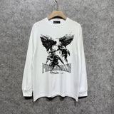 Purple Brand Long Sleeve T-Shirt Fashion Loose Long Sleeve Top