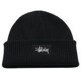 Stussy Hat Winter Solid Color Knitted Hat Skateboard Sports Wool Warm Hat