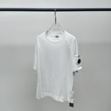 Cp Company T Shirts Men's Cotton Embroidered Casual Crew Neck