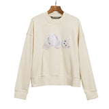 Palm Angle Sweatshirt Palm Angels Embroidery Crew Neck Pullover Sweatshirt Men and Women Loose