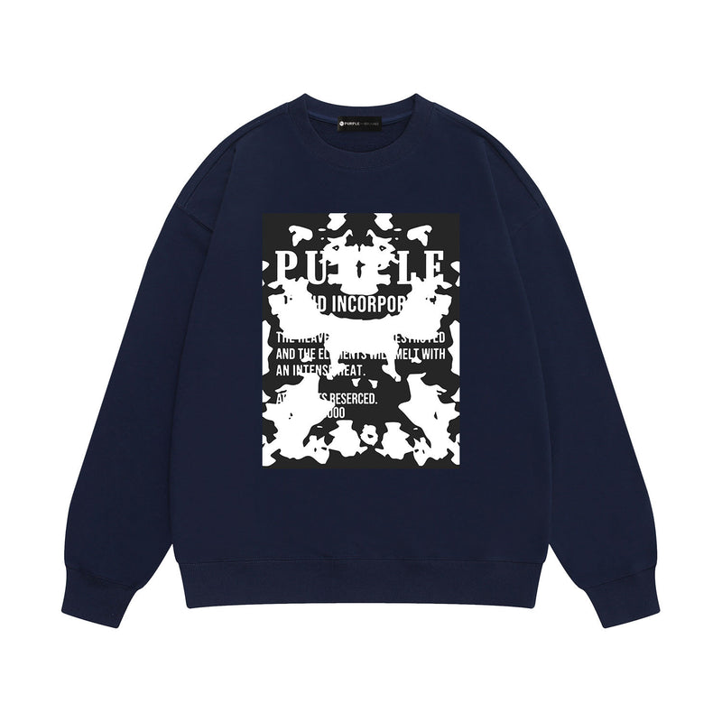 Purple Brand Sweatshirt Loose Crew Neck Sweater