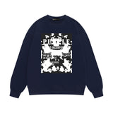 Purple Brand Sweatshirt Loose Crew Neck Sweater