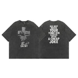 Mens Vintage T-Shirts Saint Michael High Street T-Shirt Washed and Old Short Sleeves