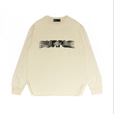 Purple Brand Long Sleeve T-Shirt Fashion Loose Long Sleeve Top