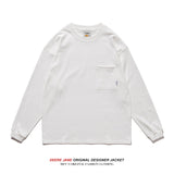 Men T-shirt Spring Long Sleeve T-shirt Men's Loose Casual