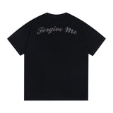 Synaworld T Shirts central cee letter print loose t-shirt