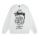 Stussy Sweatshirts Autumn/Winter Fleece Couple Sweatshirts