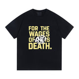 Synaworld T Shirts central cee Short Sleeve Classic Letter L Loose Casual T-Shirt