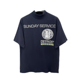 Jesus Is King T Shirt Big Talker Short Sleeve Tfog High Street Small Neckline Printing