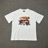 Corteiz T Shirt Short Sleeve Letter Double Yarn Short Sleeve