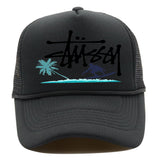 Stussy Hat Printed Truck Mesh Cap Outdoor Surfing Casual Sun Hat