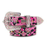 Hip-hop punk rhinestone belt crown full diamond punk style