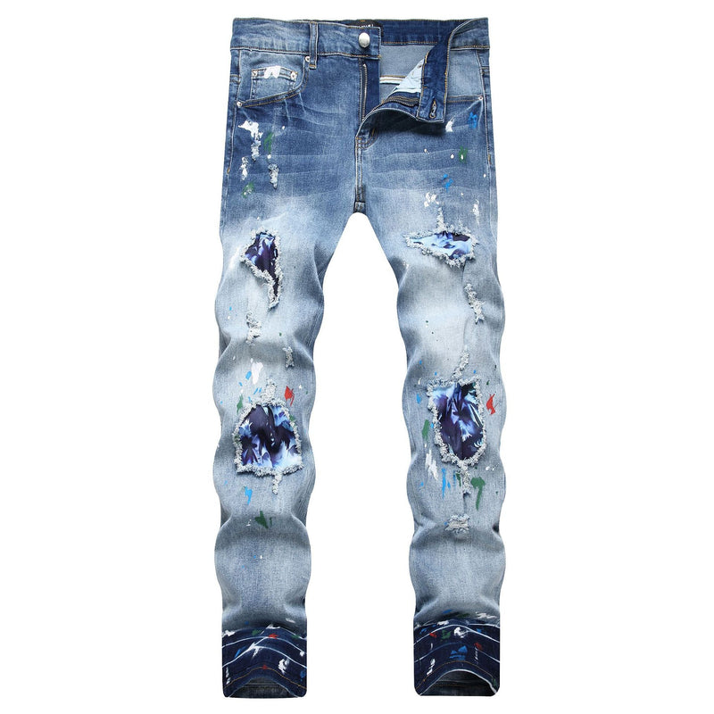 Amiri Jeans Ripped Stretch Jeans