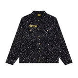 Drew House Jacket Unisex Starry Pattern Denim Jacket