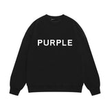 Purple Brand Sweatshirt Loose Crew Neck Sweater