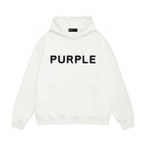 Purple Brand Hoodie Fashion Loose Hooded Sweater
