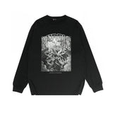 Purple Brand Long Sleeve T-Shirt Fashion Loose Long Sleeve Top