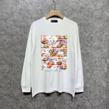 Purple Brand Long Sleeve T-Shirt Fashion Loose Long Sleeve Top