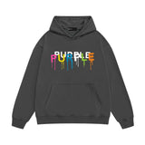 Purple Brand Hoodie Fashion Loose Hooded Sweater