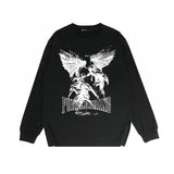 Purple Brand Long Sleeve T-Shirt Fashion Loose Long Sleeve Top
