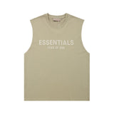 Fog Essentials tank summer FOG letter crew neck vest