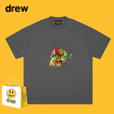 Drew T Shirts Loose Graffiti Printing