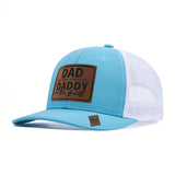 Trendy flat brimmed hat mesh breathable spring summer