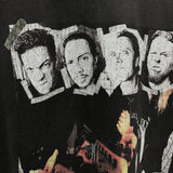 Mens Vintage T-Shirts SAINT MICHAEL Rock Music Washed Old T-Shirts