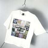 Men Vintage T-Shirts Pop Artist Co-branded with WWJD